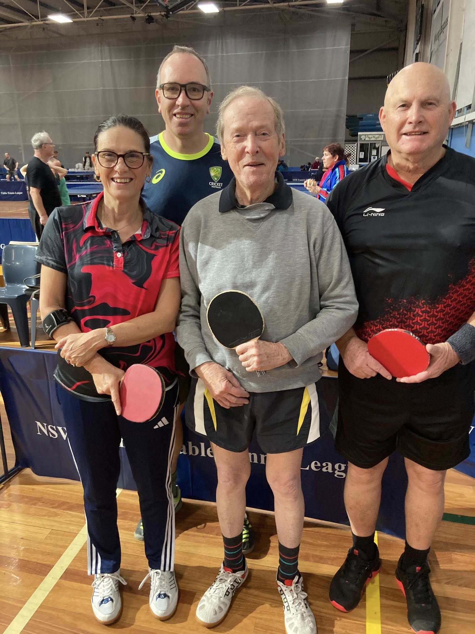 Community table tennis event in Newcastle
